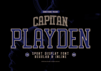 Capitan Playden Font - Featured Image