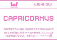 Capricornus Font - Featured Image