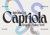 Capriola Font - Featured Image