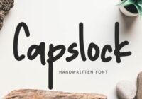 Capslock Font - Featured Image