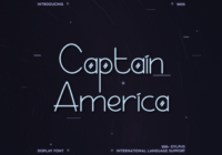 Captain America Font - Featured Image