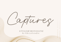 Captures Font - Featured Image