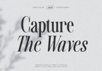 Captures the Waves Font - Featured Image