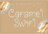 Caramel Swirl Font - Featured Image