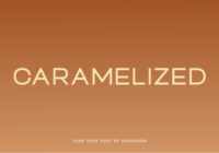 Caramelized Font - Featured Image