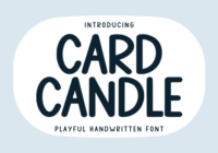 Card Candle Font - Featured Image