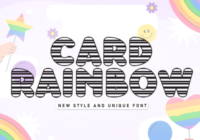 Card Rainbow Font - Featured Image
