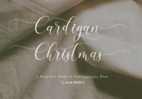 Cardigan Christmas Font - Featured Image