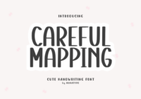 Careful Mapping Font - Featured Image