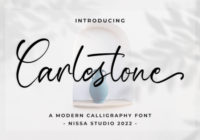 Carlestone Font - Featured Image