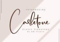 Carletone Font - Featured Image