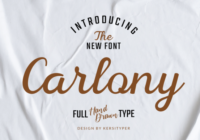 Carlony Font - Featured Image