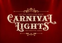 Carnival Lights Font - Featured Image