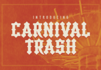 Carnival Trash Font - Featured Image