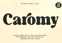 Caromy Font - Featured Image