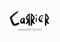 Carrier Font - Featured Image