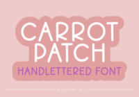 Carrot Patch Font - Featured Image