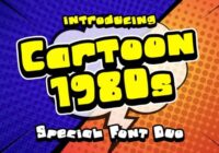 Cartoon 1980s Font - Featured Image