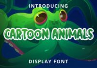 Cartoon Animals Font - Featured Image