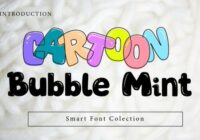 Cartoon Bubble Mint Font - Featured Image