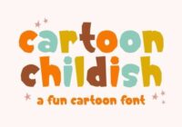 Cartoon Childish Font - Featured Image