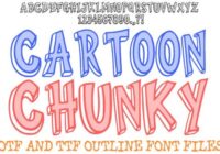 Cartoon Chunky Font - Featured Image