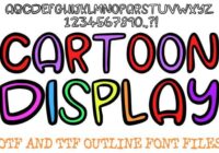 Cartoon Display Font - Featured Image