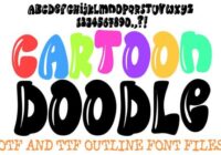 Cartoon Doodle Font - Featured Image