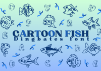 Cartoon Fish Font - Featured Image