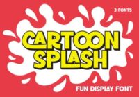 Cartoon Splash Font - Featured Image