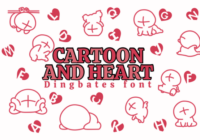 Cartoon and Heart Font - Featured Image