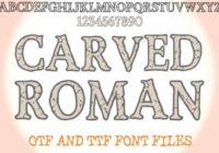 Carved Roman Font - Featured Image