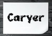 Caryer Font - Featured Image