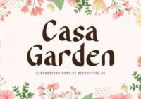 Casa Garden Font - Featured Image