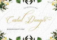 Casled Danger Font - Featured Image