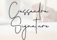 Cassandra Signature Font - Featured Image