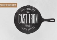 Cast Iron Font - Featured Image