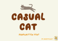 Casual Cat Font - Featured Image