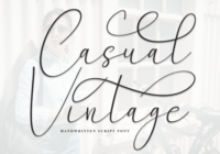 Casual Vintage Font - Featured Image