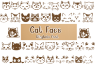Cat Face Font - Featured Image