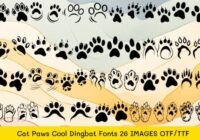 Cat Paws Cool Font - Featured Image