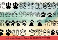 Cat Paws Font - Featured Image