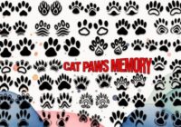 Cat Paws Memory Font - Featured Image