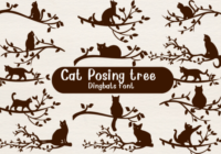 Cat Posting Tree Font - Featured Image