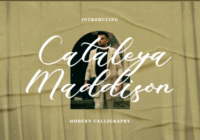 Cataleya Maddison Font - Featured Image