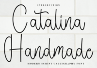 Catalina Handmade Font - Featured Image