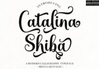 Catalina Shiba Font - Featured Image