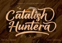 Catalish Huntera Font - Featured Image