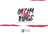 Catchy Things Font - Featured Image