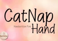 Catnap Hand Font - Featured Image